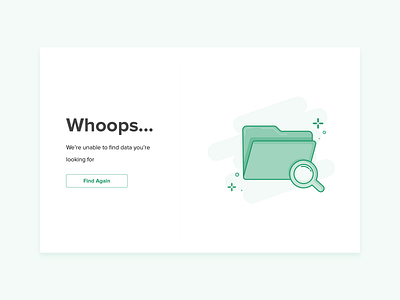 Whoops Data Not Found (404) 404 404 error 404 error page 404page data folder folder icon folders found not found search search bar search box