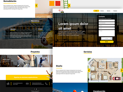 Website builder CyC builder design landing page ui web design website