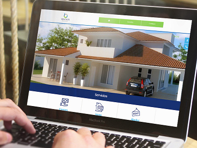 Viventi WebSite landing page prototype ui web design website
