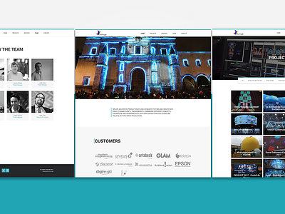 WebSite Allumage allumage dataton event production mapping factory minimal motion méxico responsive ui web design website