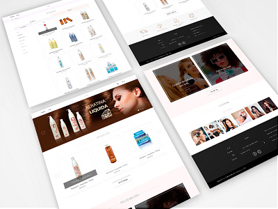 E-commerce Website Beauty To Go branding cart catalogue cosmetics e commerce minimal products shopping ui ux website white