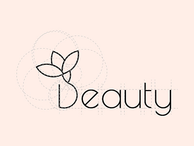 Beauty Logo beauty brand clean cosmetics design ecommerce guatemala logo minimal minimal branding typography vector