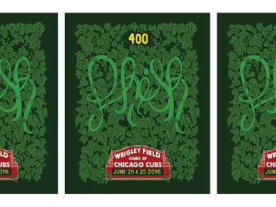 Phish Wrigley Field Poster 2016