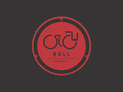 Slow Roll Detroit icon identity logo minimal typography