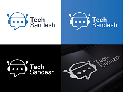 Tech Sandesh Logo design illustration logo vector