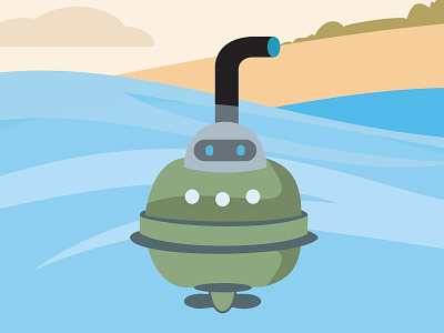 Navy Mission R-Me Robot army coreldraw design illustration illustrator mascot navy vector