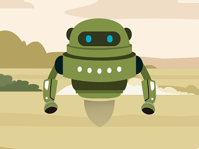 Spy R-Me Robot coreldraw illustration illustrator vector
