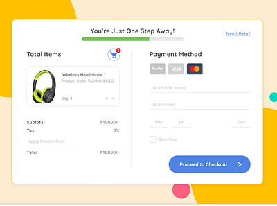 Credit Card Checkout checkoutscreen checkoutui design figma figmadesign ui userinterface userrsearch ux