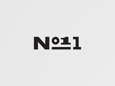 Number 11 design bureau logo bureau logo number