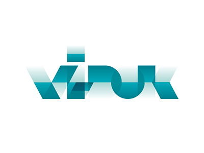 Vidok internet agency logo branding identity internet logo typography web