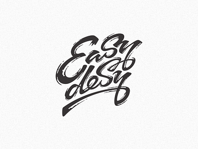 Easedesy Logo brush illustrator ink logo logotype vector