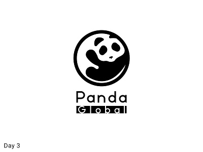 Panda Dailylogochallenge dailylogochallenge global logo panda
