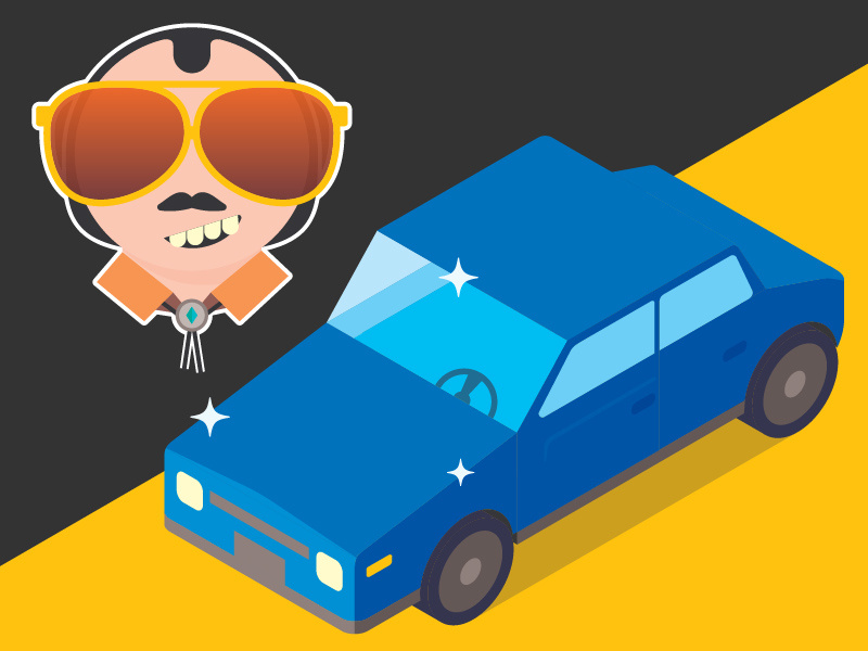 Used Car Guy by Rory Lee on Dribbble
