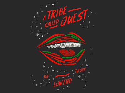 A Tribe Called Quest Poster for ATL Collective atl atlanta concert gig poster print show