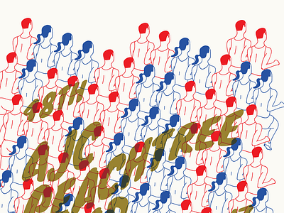 Peachtree Road Race Poster