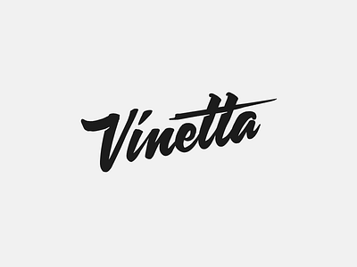 Vinetta Logo atlanta branding identity logo script text logo