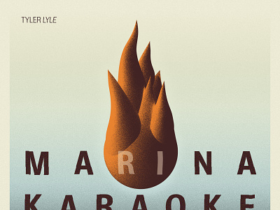 Marina Karaoke Single 3d album art album cover illustration music single single art tyler lyle