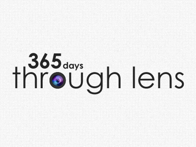 365throughlens logotype 365 days lens logotype personal project through