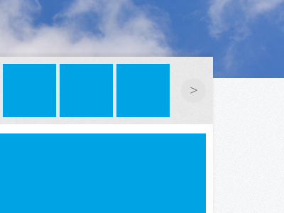 O Wireframe blue sky space website window wireframe
