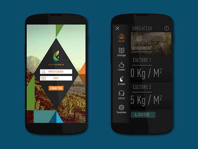 OCP App africa android app colors design app farmers icon icon app ios ui uidesign vector vector illustration