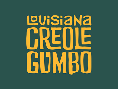 Louisiana Creole Gumbo Rebrand brand identity branding design detroit detroit graphic designer digital illustration food food and beverage logo rebrand rebranding