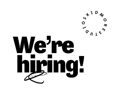 We're hiring! brand identity branding design detroit detroit graphic designer digital illustration job board jobs packaging