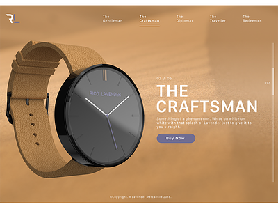 The Craftsman design fashion product ui ux watch web