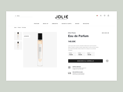 Jolie - Perfume e-commerce