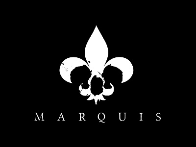 Marquis Apparel Logo branding design graphic design icon illustration logo minimal skull skull logo typography vector