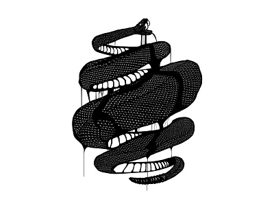 Snake Oil design drawing graphic design icon illustration minimal snake vector