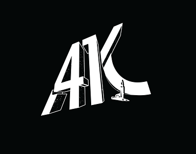 AK41 - Alvin Kamara Logo brand design football graphic design illustration logo louisiana minimal new orleans nfl saints type typography vector