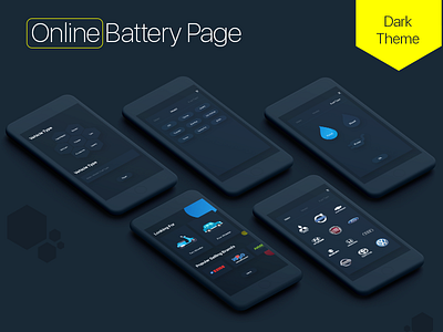 Online Battery Booking Screens battery booking