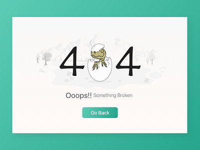 404 page broken