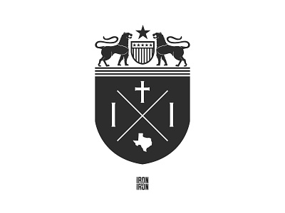 Iron Crest apparel branding crest dallas faith iron logo print texas
