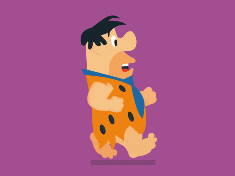Flintstone animation
