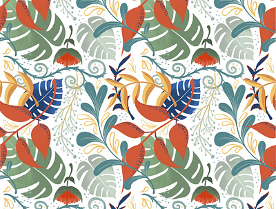 Floral Pattern botanical floral floralpattern illustration pattern pattern design surfacedesign