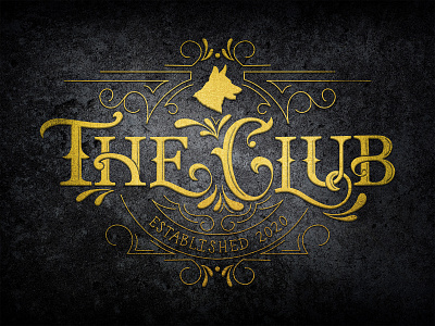 The Club digitalart handlettered handlettering illustration ipad pro lettering logo procreate