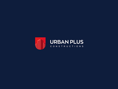 Urban Plus Construction Logo asad asadnaveed construction logo creative creative design design identity logo logo design minimal vector