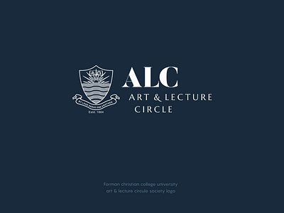FC College University ALC Society logo asad asadnaveed creative identity illustration logo logo design minimal monogram typography
