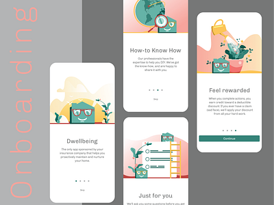 Happy House Onboarding Design