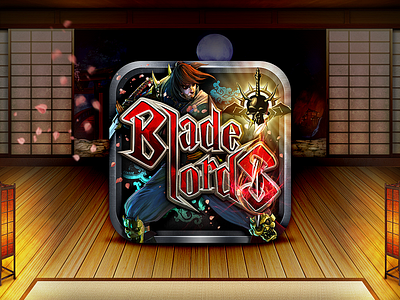 Bladelords iOS icon 3d bladelords fighting game icon ios ipad iphone