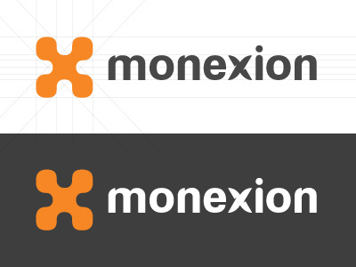 Monexion Logo app brand branding design font identity ios logo monexion type