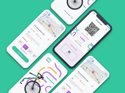 bikepark App - Bike Parking UI bicycle bike design parking ui