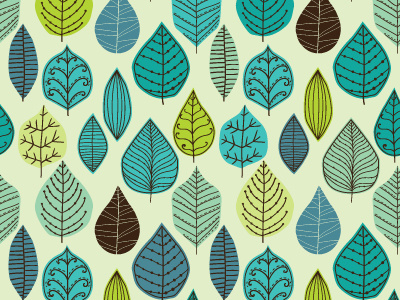 Leaf background pattern