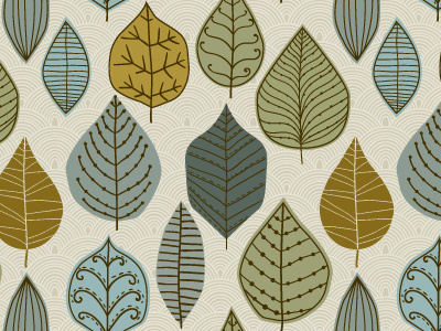 Leaf pattern pattern seamless textile