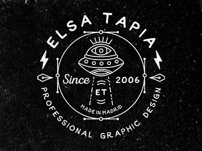 Logo Elsa Tapia design et illustrator logo typo vector
