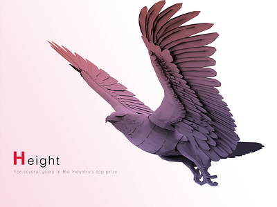 Song of the Eagle 3d art cinema 4d culture design eagle pink