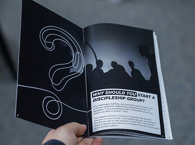 Discipleship Booklet booklet design layout pamphlet typography