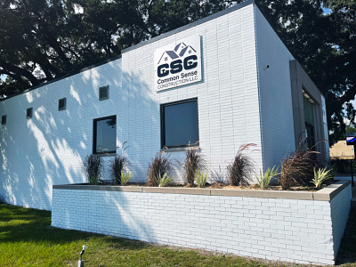 CSC Brand branding building logo sign