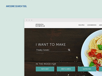 Jessica Seinfeld 3 food website fresh homepage recipe website search